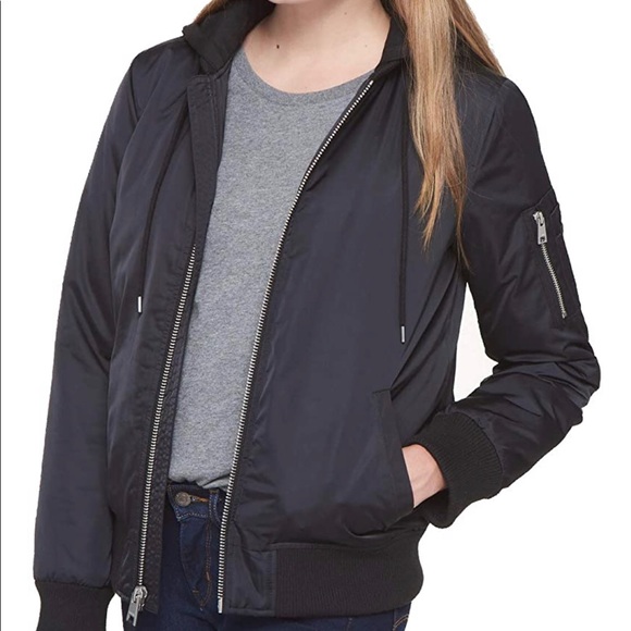 levi's flight satin bomber jacket